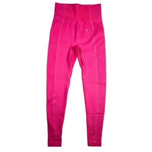 Gymshark Adapt PINK Small Seamless High Waisted Leggings Workout Fitness Apparel